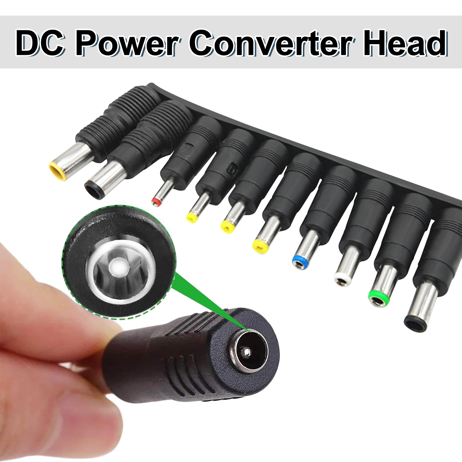 10pcs DC Connector Jack Power Socket Universal DC Barrel Jack Adapter
